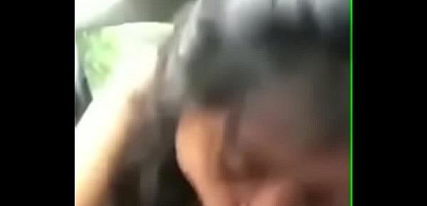  Teen Student Blowjob On Car